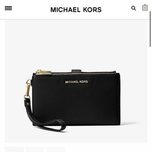 Michael Kors Adele Leather Smartphone Wallet